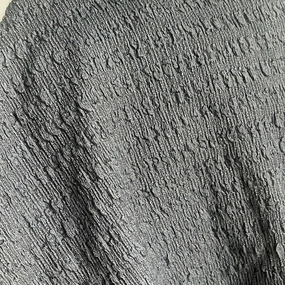 PLT Plus Black Textured One Shoulder Ring Detail Bodysuit - Picture 4 of 8